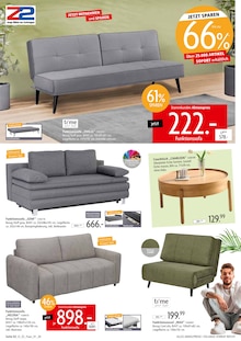 Sitzmöbel im Zurbrüggen Prospekt "UNSCHLAGBAR GÜNSTIG" mit 4 Seiten (Bielefeld)