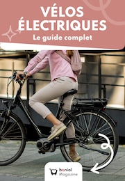 Catalogue Autres Magasins Magazine en cours à Nice et alentours, VÉLOS ÉLECTRIQUES Le guide complet, 1 page, 12/05/2025 - 13/07/2025