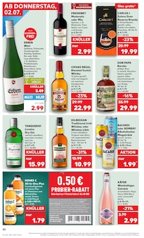Gin im Kaufland Prospekt "Hier bin ich richtig" mit 64 Seiten (Leipzig)