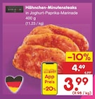Hähnchen-Minutensteaks für 3,99 € bei Netto Marken-Discount im Angebot Hähnchen-Minutensteaks im aktuellen Netto Marken-Discount Prospekt