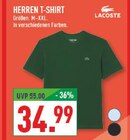 Herren T-Shirt im Angebot bei Marktkauf in Bochum Herren T-Shirt Angebote von Lacoste bei Marktkauf Bochum für 34,99 €