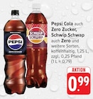 Pepsi Cola Zero Zucker Angebote von Pepsi bei Trinkgut Ettlingen für 0,99 €