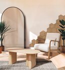 Fauteuil de salon Scott velours côtelé dans le catalogue Maxi Bazar