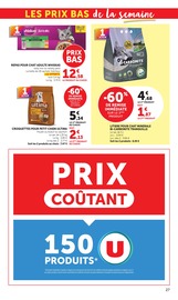 Promos Croquettes Chien dans le catalogue "SUPER U" de Super U Croquettes Chien en promo dans le catalogue Super U à la page 27