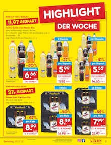 Bier im Netto Marken-Discount Prospekt "Aktuelle Angebote" mit 63 Seiten (Reutlingen)
