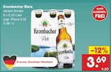 Biere im Angebot bei Netto Marken-Discount in Wermelskirchen Biere Angebote von Krombacher bei Netto Marken-Discount Wermelskirchen für 3,69 €