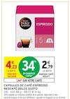 Capsules de café espresso - NESCAFÉ DOLCE GUSTO dans le catalogue Intermarché