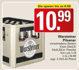 Pilsener Angebote von Warsteiner bei WEZ Minden für 10,99 €