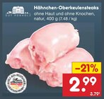 Hähnchen-Oberkeulensteaks im Angebot bei Netto Marken-Discount in Altenburg Hähnchen-Oberkeulensteaks Angebote von Gut Ponholz bei Netto Marken-Discount Altenburg für 2,99 €