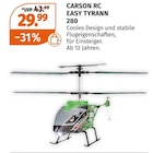 EASY TYRANN 280 Angebote von CARSON RC bei Müller Bremerhaven für 29,99 €