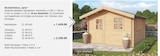 Blockbohlenhaus „Spree“ für 1.449,00 € bei Holz-Zentrum Theile im Angebot Blockbohlenhaus „Spree“ im aktuellen Holz-Zentrum Theile Prospekt