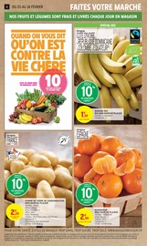 Promos Fruits Et Légumes dans le catalogue "QUAND ON VOUS DIT QU'ON EST CONTRE LA VIE CHÈRE" de Intermarché à la page 4