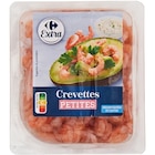 Crevettes cuites décortiquées roses - CARREFOUR EXTRA - Carrefour à Rueil-Malmaison Crevettes cuites décortiquées roses - CARREFOUR EXTRA en promo chez Carrefour Rueil-Malmaison à 2,49 €