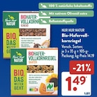 Aktuelles Bio-Hafervollkornriegel Kakao Angebot bei ALDI SÜD in Darmstadt ab 1,49 €