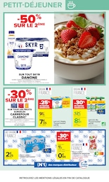 Prix et réduction Yaourt dans le prospectus Carrefour en cours Offre Yaourt dans le catalogue Carrefour du moment à la page 16