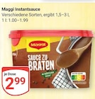 Instantsauce Angebote von Maggi bei GLOBUS Wolfenbüttel für 2,99 €