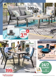 Sofa im hofmeister Prospekt "SAISONERÖFFNUNG" mit 20 Seiten (Reutlingen)