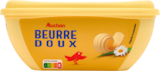 BEURRE DOUX EN BARQUETTE AUCHAN - AUCHAN en promo chez Auchan Hypermarché BEURRE DOUX EN BARQUETTE AUCHAN - AUCHAN dans le catalogue Auchan Hypermarché