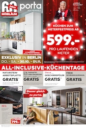 Küche Angebot im porta Möbel Prospekt, gültig von 30.10.2025 bis 01.11.2025 Küche Angebot im aktuellen porta Möbel Prospekt auf Seite 1