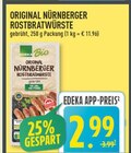 Original Nürnberger Rostbratwürste Angebote von Edeka bei Marktkauf Arnsberg für 2,99 €