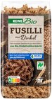 Fusilli aus 100% Dinkel Angebote von REWE Bio bei REWE Bad Salzuflen für 1,39 €