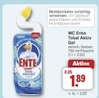 Total Aktiv Gel im Angebot bei famila Nordwest in Oldenburg Total Aktiv Gel Angebote von WC Ente bei famila Nordwest Oldenburg für 1,89 €