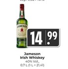 Irish Whiskey Angebote von Jameson bei Hieber Freiburg für 14,99 €