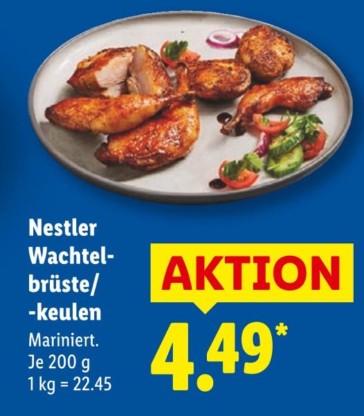 Wachtelbrüste/-keulen