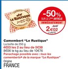 Camembert - Le Rustique dans le catalogue Monoprix