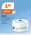 Soft Pflegecreme von NIVEA im aktuellen Müller Prospekt für 3,65 €