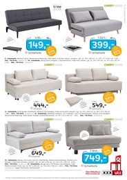 Sofa im XXXLutz Möbelhäuser Prospekt junges wohnen. auf S. 15