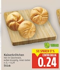 Kaiserbrötchen für 0,24 € bei E center im Angebot Kaiserbrötchen im aktuellen E center Prospekt