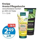 Aroma Pflegedusche im V-Markt Prospekt Aroma Pflegedusche von Kneipp im aktuellen V-Markt Prospekt für 2,49 €