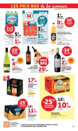 Champagne en promo dans le catalogue U Express à la page 27
