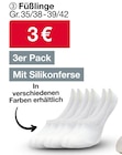Füßlinge für 3,00 € bei Woolworth im Angebot Füßlinge im aktuellen Woolworth Prospekt