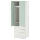 Kleiderschrank weiß hellgrün/3 Schubladen von SMÅSTAD / PLATSA für 203,00 € bei IKEA im Angebot Kleiderschrank weiß hellgrün/3 Schubladen von SMÅSTAD / PLATSA im aktuellen IKEA Prospekt