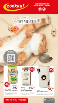 Lamm im Zookauf Prospekt "Spielspaß pur für aktive Vierbeiner" mit 4 Seiten (Hagen (Stadt der FernUniversität))