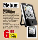 THERMO-/ HYGROMETER Angebote von Mebus bei E center Neu-Ulm für 6,99 €