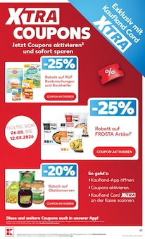 Backmischung Angebot im Kaufland Prospekt, gültig von 06.08.2026 bis 12.08.2026 Backmischung Angebot im aktuellen Kaufland Prospekt auf Seite 55