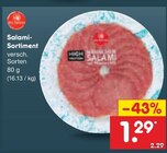 Aktuelle Wurst Angebote bei Netto Marken-Discount in Cottbus Aktuelles Salami-Sortiment Angebot bei Netto Marken-Discount in Cottbus ab 1,29 €