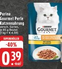 Gourmet Perle Katzennahrung Angebote von Purina bei E center Herne für 0,39 €