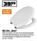 WC-Sitz „Rieti“ im Angebot bei OBI in Amberg WC-Sitz „Rieti“ Angebote bei OBI Amberg für 39,99 €