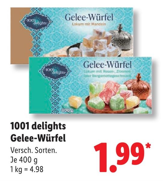 Gelee-Würfel