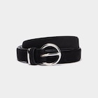Ceinture suédine noir femme - La Halle Ceinture suédine noir femme à 4,99 € dans le catalogue La Halle