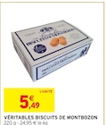 Intermarché Contact Villers-lès-Nancy - Promo Véritables biscuits de montbozon Promo Véritables biscuits de montbozon à 5,49 € dans le catalogue Intermarché Contact à Villers-lès-Nancy