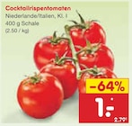 Aktuelle Tomaten Angebote bei Netto Marken-Discount in Hildesheim Aktuelles Cocktailrispentomaten Angebot bei Netto Marken-Discount in Hildesheim ab 1,00 €