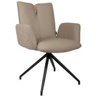 ARMLEHNSTUHL automatische Rückholfunktion, Sitzfläche 360° drehbar Bouclé Echtleder Schwarz, Beige von Valnatura im aktuellen XXXLutz Prospekt für 149,00 €