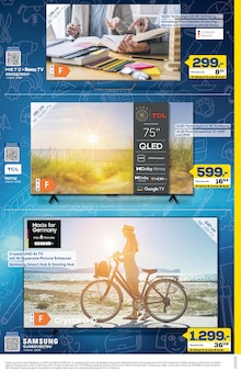 Fernseher im aktuellen EURONICS Prospekt (Soest) Fernseher im EURONICS Prospekt "GENAU RICHTIG. FERIEN-ENDSPURT GENIESSEN." mit 8 Seiten (Soest)