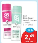 Deo-Spray von 8x4 im aktuellen budni Prospekt