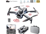 6K Ultra HD Mini Drohne für Kinder Intelligente Infrarot-Vermeidung Faltbar Quadrocopter Drohne, Grau bei MediaMarkt Saturn im Prospekt "" für 39,99 €